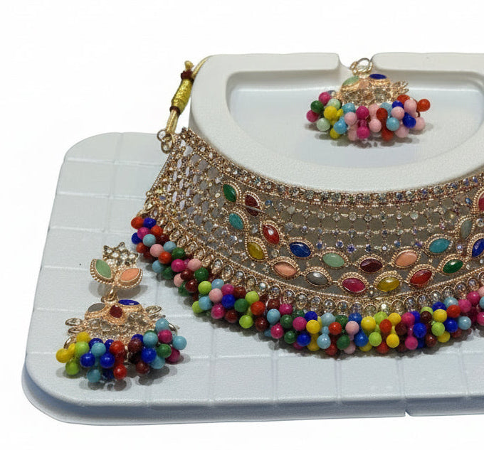 Parure Shanti Arc en ciel.