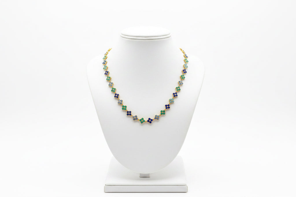 Collier trèfle à quatre feuilles