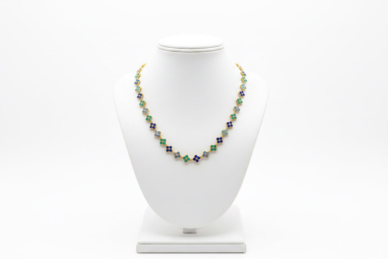 Collier trèfle à quatre feuilles