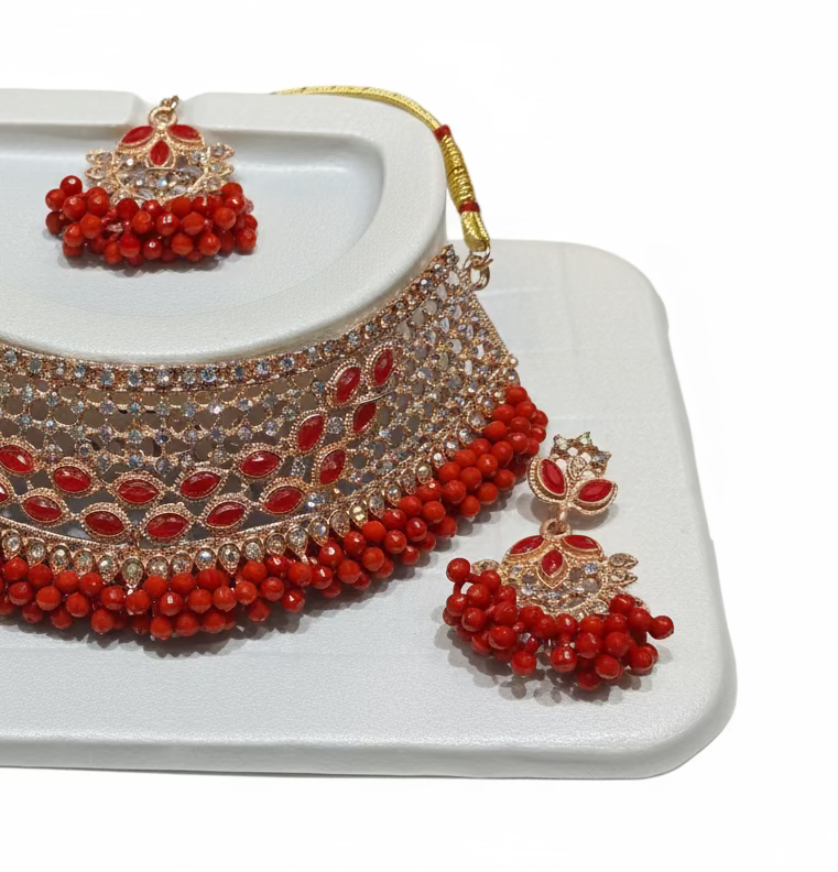 Parure Shanti Rubis.