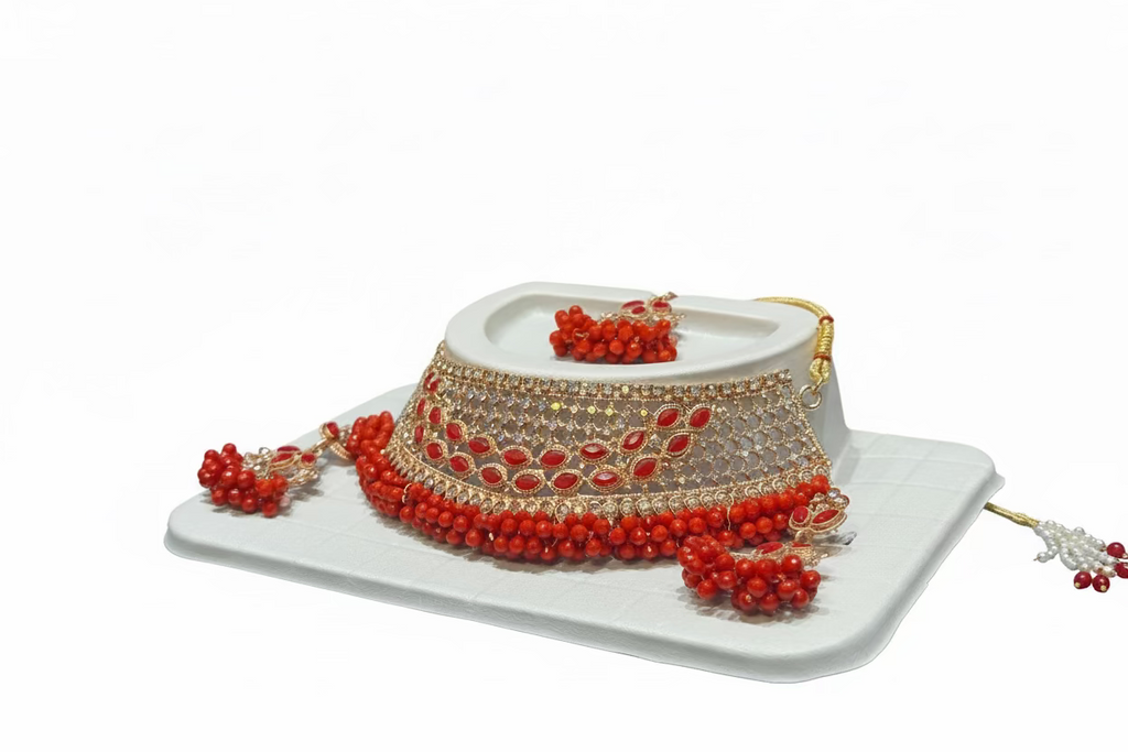 Parure Shanti Rubis.
