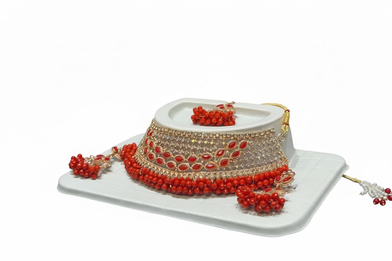 Parure Shanti Rubis.