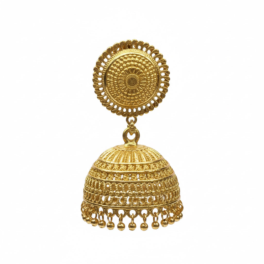 Jhumka Traditionnelles Ciselées