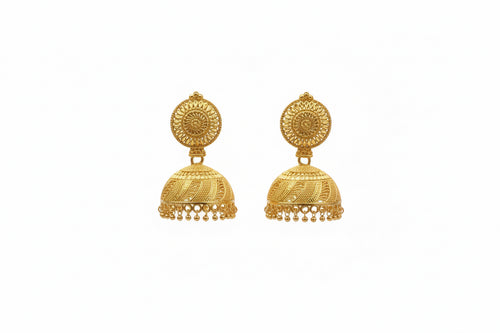 Boucles d'Oreilles Jhumka "Grand Éclat"